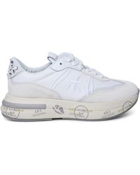 Premiata - 'Cassie' Leather And Nylon Sneakers - Lyst