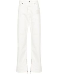 Off-White c/o Virgil Abloh - Off- Jeans With Zip Detail - Lyst