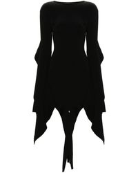 Mugler - Asymmetric Mini Dress - Lyst
