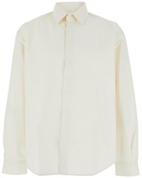 Jacquemus - 'Henri' Shirt With Maxi J Logo On The Back - Lyst