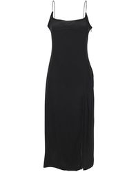Jacquemus - 'La Robe Notte' Midi Dress With Logo Detail And Split - Lyst