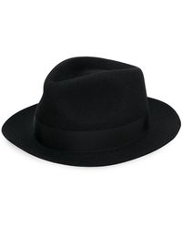 Womens Hats Borsalino Hats Borsalino Felt Sophie Hat in Nero Black - Save 53% 