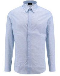 Fendi - Ff Motif Polyester Shirt - Lyst