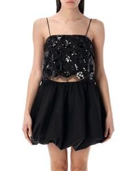 ROTATE BIRGER CHRISTENSEN - Short Sequin Top - Lyst