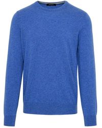 Gran Sasso - Light Blue Cashmere Sweater - Lyst