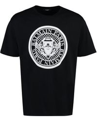 Balmain - Flocked Coin T-shirt - Lyst