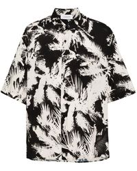 Laneus - Abstract Print Shirt - Lyst