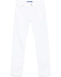 Jacob Cohen - Stretch Cotton Long Jeans - Lyst
