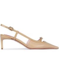 Roger Vivier - Viv Canard Mini Buckle Sling Back Dec 55 - Lyst