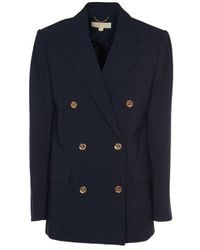 Michael Kors - Double-Breasted Blazer - Lyst