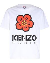 KENZO - Boke Flower-print Cotton-jersey T-shirt X - Lyst