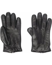 Ami Paris - Ami Paris Ami De Coeur Leather Gloves - Lyst