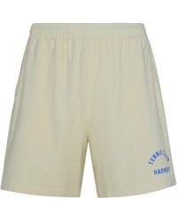 Harmony - White Cotton Bermuda Shorts - Lyst