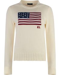Polo Ralph Lauren - Flag Knit Jumper - Lyst