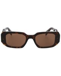 Prada - Pr 17ws Rectangle-frame Acetate Sunglasses - Lyst
