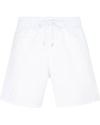 Vilebrequin Moorea Swim Shorts Swimwear - White