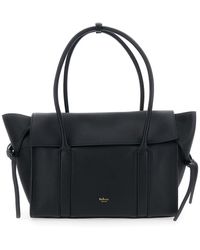 Mulberry - 'Medium Bayswater' Shoulder Bag With Laminated Logo - Lyst