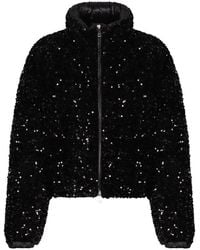 Moncler - Short Down Jacket Louvi - Lyst