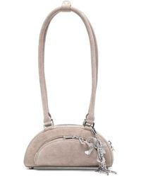 Self-Portrait - Suede Mini Shoulder Bag - Lyst