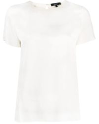 Theory - Georgette Short-sleeved Blouse - Lyst