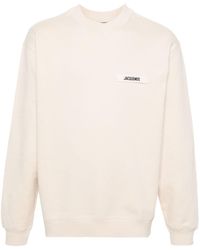 Jacquemus - Logo-Print Cotton Sweatshirt - Lyst