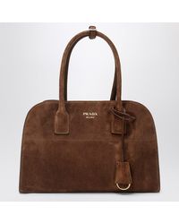 Prada - Cocoa Medium Tote Bag - Lyst