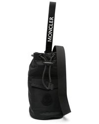 Moncler - Logo-Patch Mini Bucket Bag - Lyst