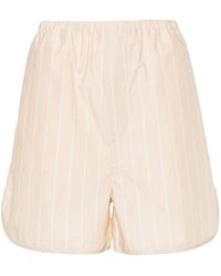 Filippa K - Striped Drawstring Shorts - Lyst