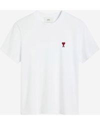Ami Paris - T-Shirt With Logo - Lyst