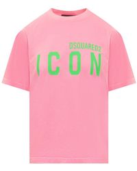 DSquared² - Icon Collection Be Icon Easy Fit T-Shirt - Lyst