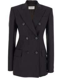 Sportmax - Tailored Jacket With Peak Lapels And Flap Pockets - Lyst