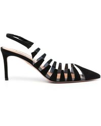 Aquazzura - Pvc And Leather Slingback Sandals Hot Rumor - Lyst