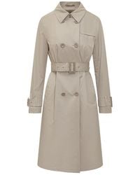 Herno - Double-Breasted Trench Coat - Lyst