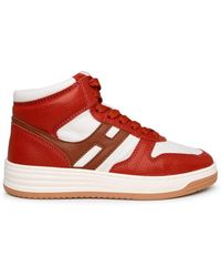 Hogan - Two-color Leather Sneakers - Lyst