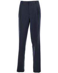 Lardini - Tailored Trousers With Double Pence - Lyst