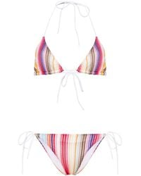 Missoni - Striped Bikini Set - Lyst