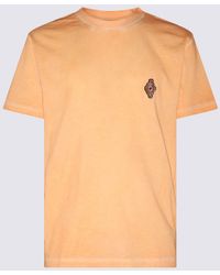 Marcelo Burlon - County Of Milan Orange Cotton Cross T-shirt - Lyst