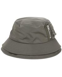 Sacai - "pocket" Bucket Hat - Lyst