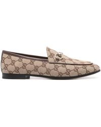 Gucci - Jordaan Gg Motif Loafers - Lyst