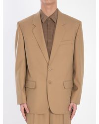 Saint Laurent - Single-Breasted Wool Jacket - Lyst
