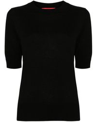 Wild Cashmere - Silk And Cashmere Blend Half-Sleeve Sweater - Lyst