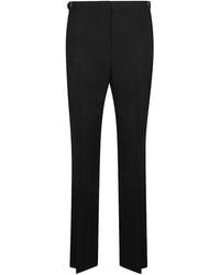 The Row - Wool Straight Trousers - Lyst