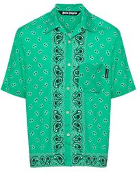 Palm Angels - Paisley Print Shirt - Lyst