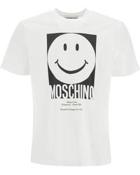 Moschino - Smiley Print T Shirt - Lyst