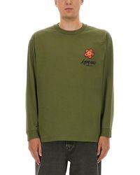 KENZO - Logo Cotton T-Shirt - Lyst