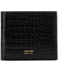 Tom Ford - Croco-Print Leather Wallet - Lyst