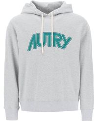 Autry - Hoodie With Maxi Logo Print - Lyst