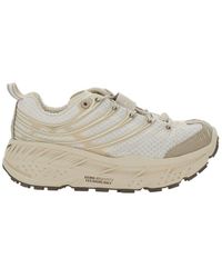 Hoka One One - 'Stinson Evo Og' Sneakers With Drawstring Closure And Logo Patch On The Tongue - Lyst