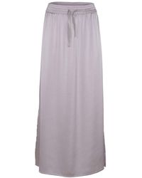 Herno - Long Skirt With Elastic Waist - Lyst