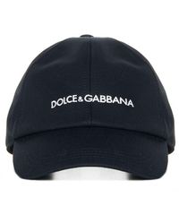Dolce & Gabbana - Logo Embroidery Cap - Lyst